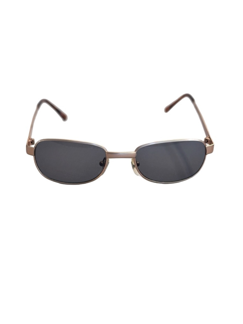 Brushed Gold Metal Frame Sunglasses Unisex